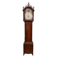 Orologio a cassa alta Aaron Willard, Jr. dell'inizio del XIX secolo con etichetta stampata Paul Revere