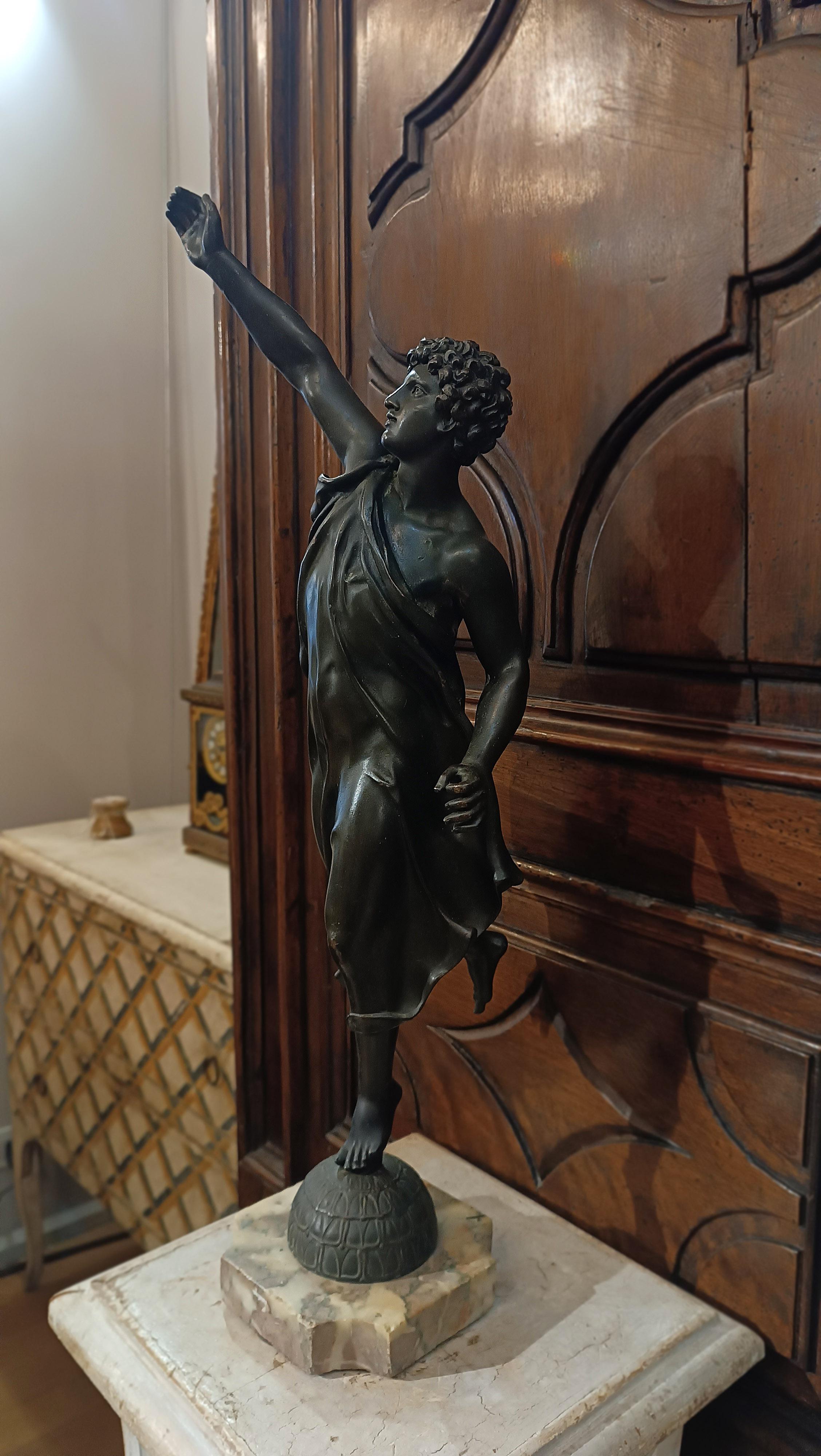 Italian EARLY 19th CENTURY ALLEGORY OF SPRING BRONZE STATUES 