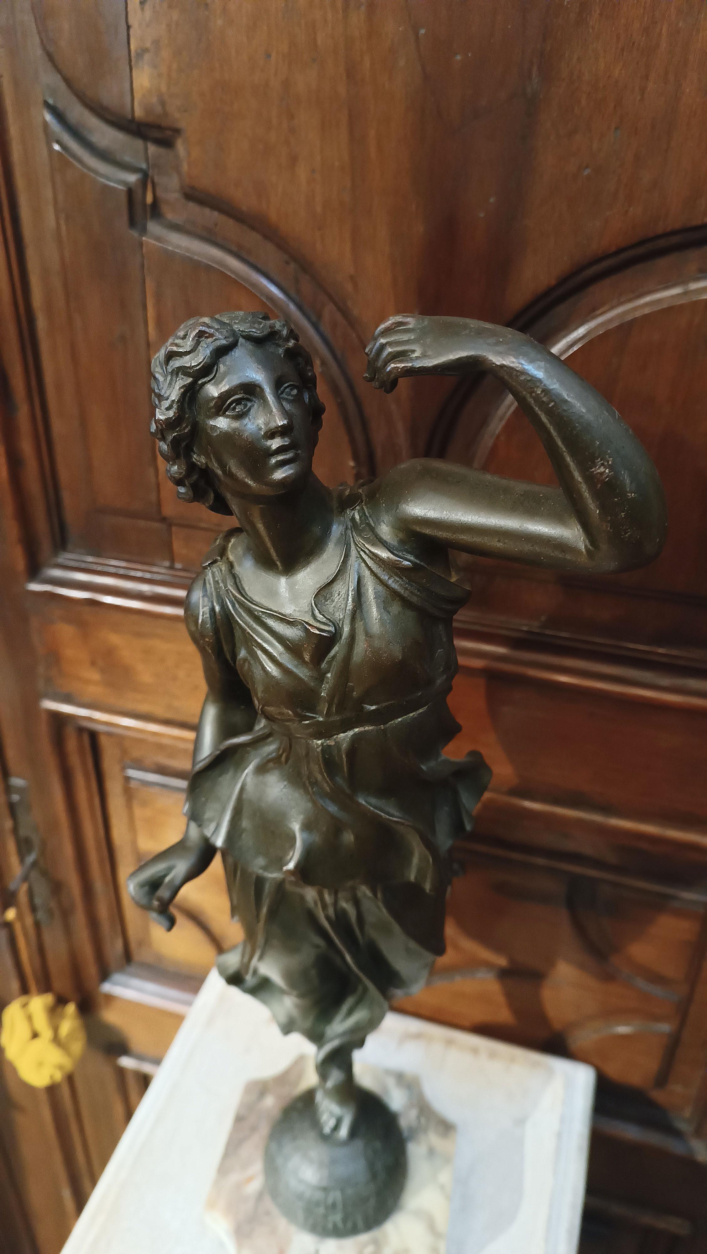 EARLY 19th CENTURY ALLEGORY OF SPRING BRONZE STATUES  For Sale 2