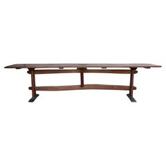 Early 19th-Century American Country Console Table