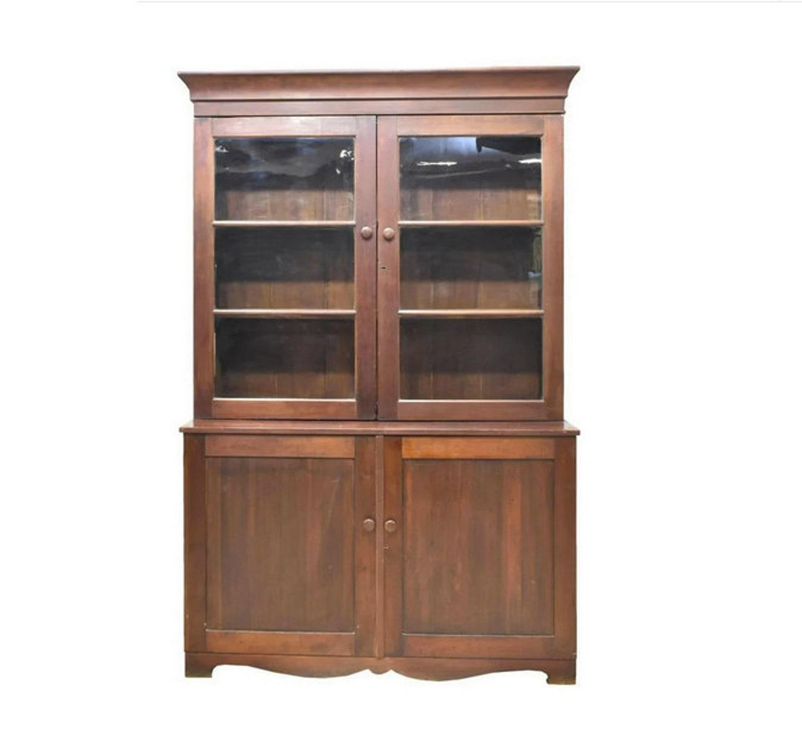 Early 19th Century American Country Stepback Cabinet 5