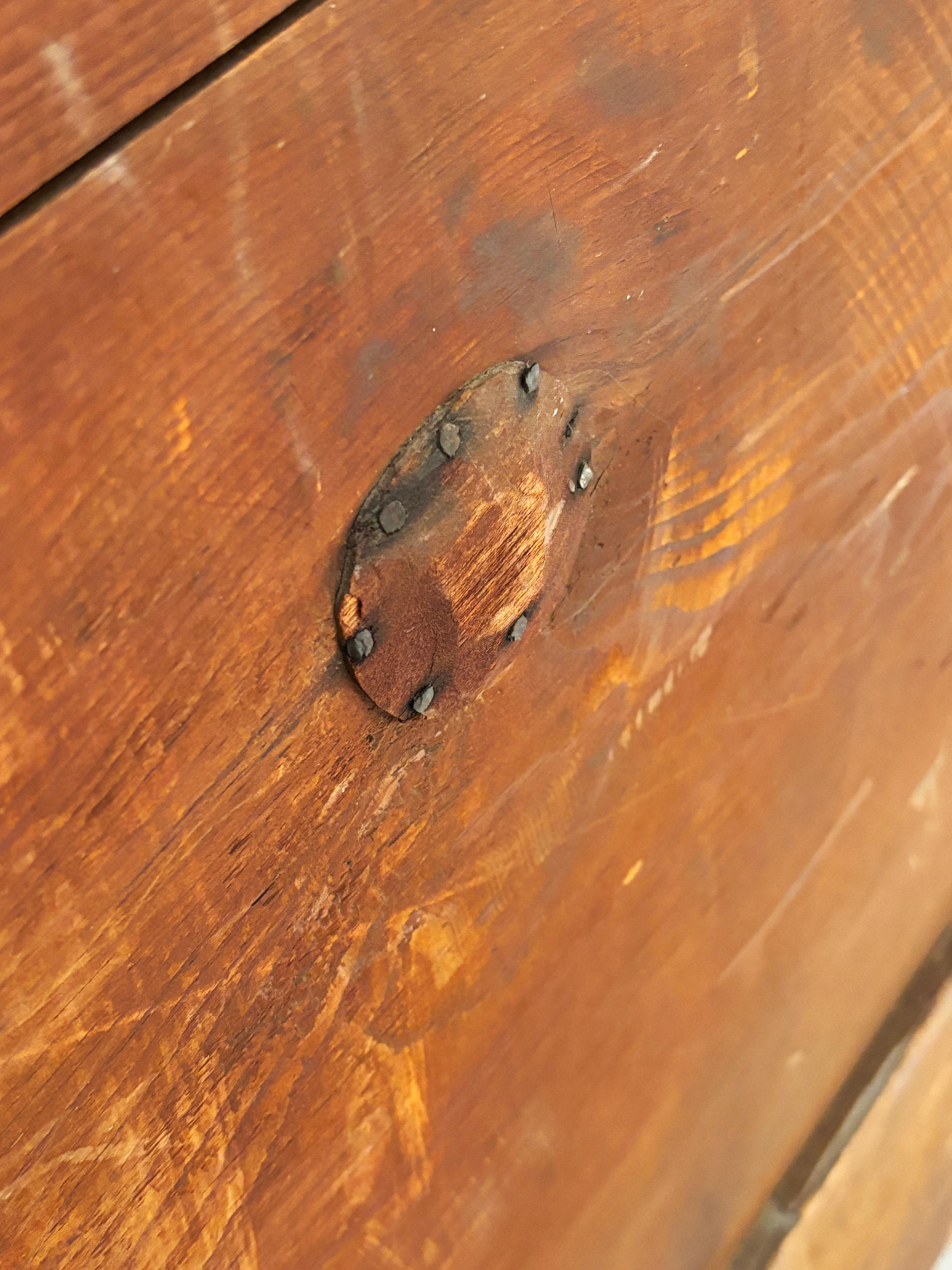 Early 19th Century American Empire Figured Cherry Chest of Drawers 15
