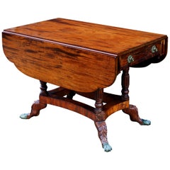 early american drop leaf table Early 19th Century American Federal New York Mahogany Drop-Leaf Table
