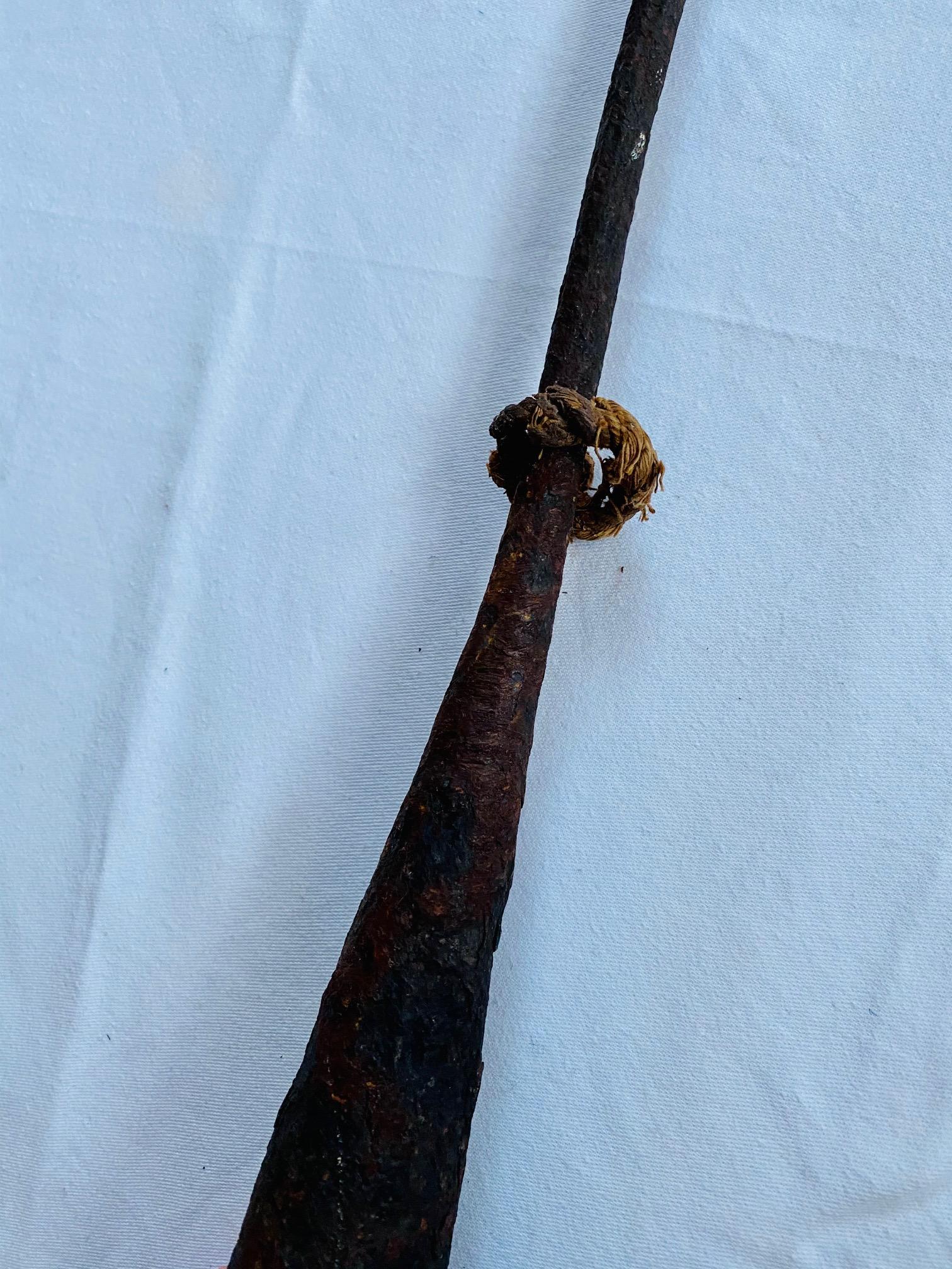 Early 19th Century American Grommet Iron Harpoon, circa 1830 In Fair Condition In Nantucket, MA