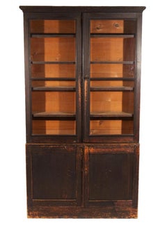 Early 19th Century American Painted Bookcase