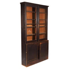 Early 19th Century American Painted Bookcase