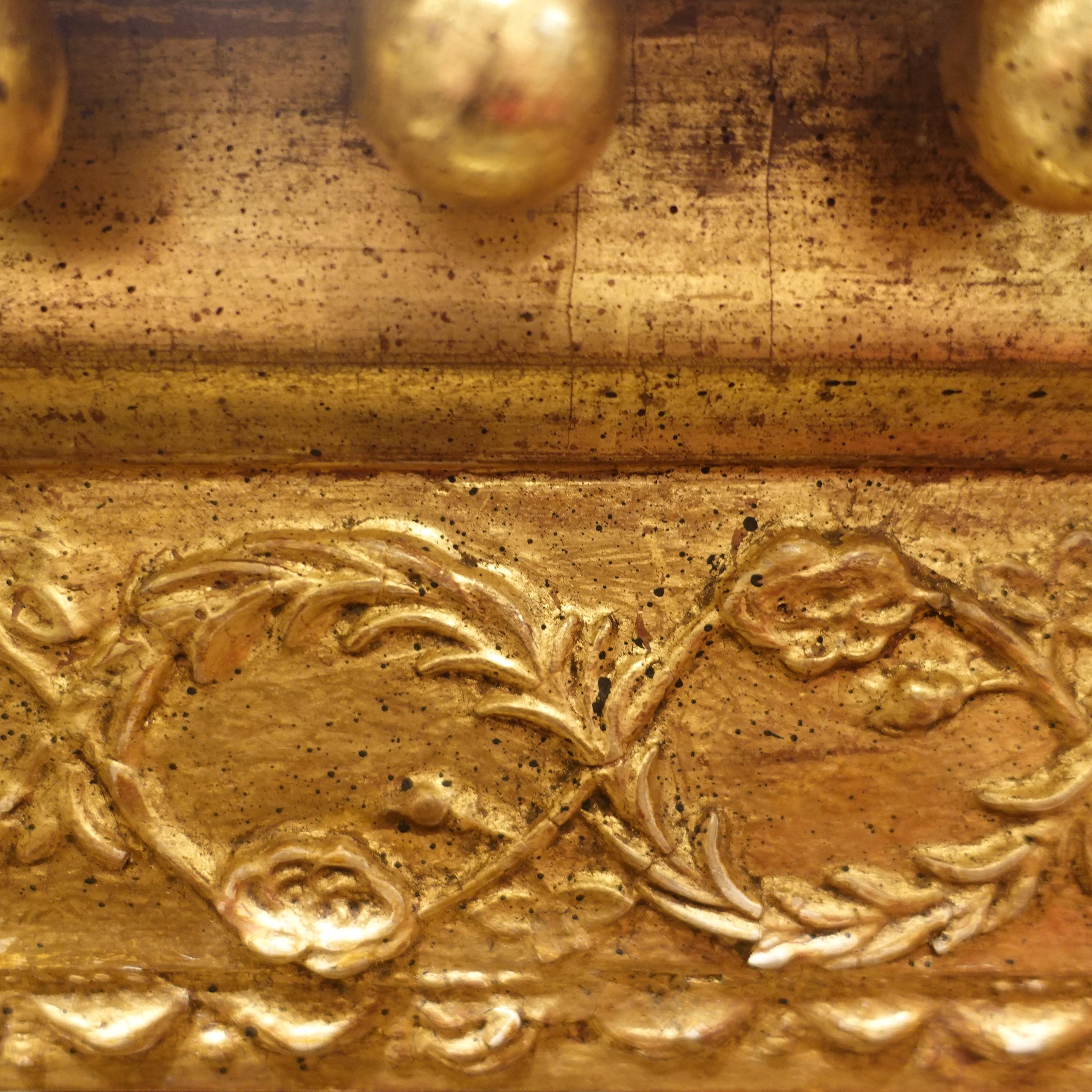 Frühes 19. Jahrhundert Amerikanischer Sheraton Antiker Giltwood Pier Spiegel (Handgeschnitzt) im Angebot