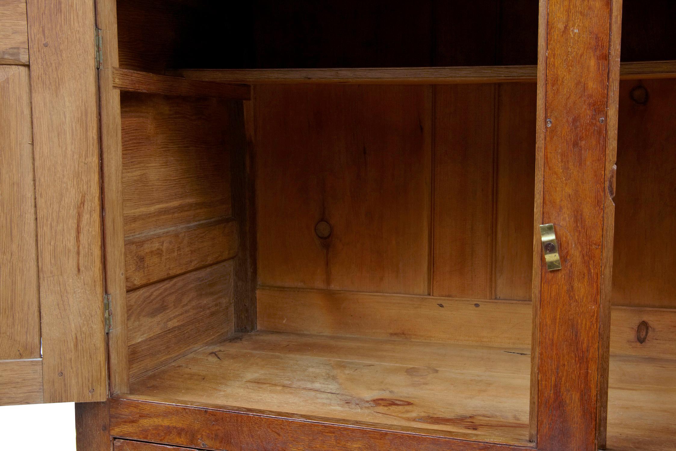 Early 19th Century and Later Oak Cupboard 1