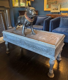 Early 19th Century Anglo Indian Campaign Teak Linen Press