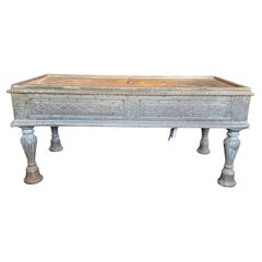 Early 19th Century Anglo Indian Campaign Teak Linen Press