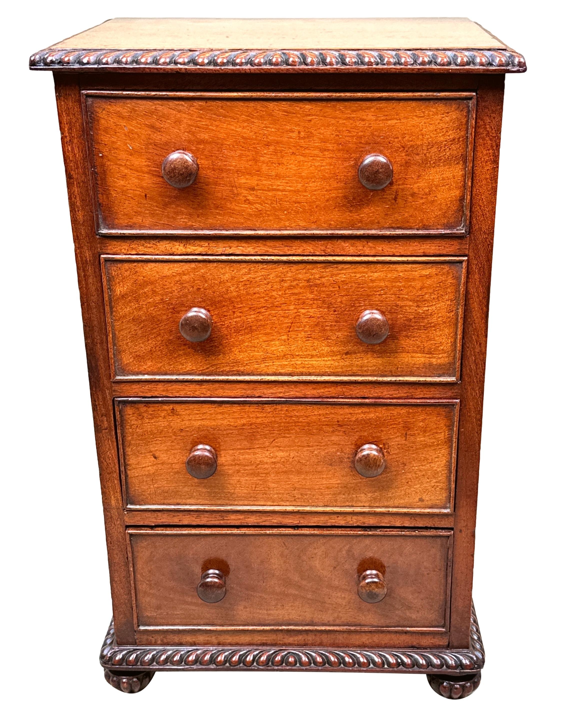 Early 19th Century Anglo-Indian Childs Chest Of Drawers For Sale 6