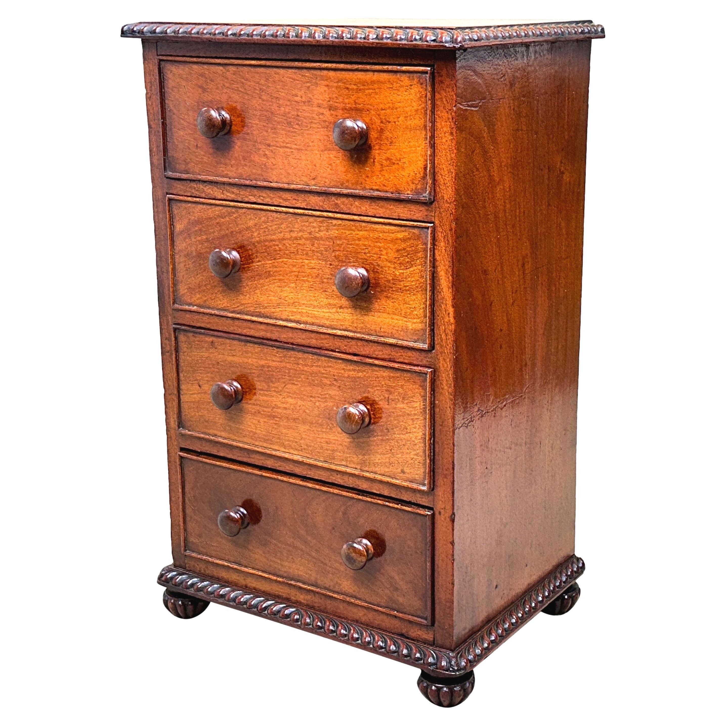Early 19th Century Anglo-Indian Childs Chest Of Drawers For Sale