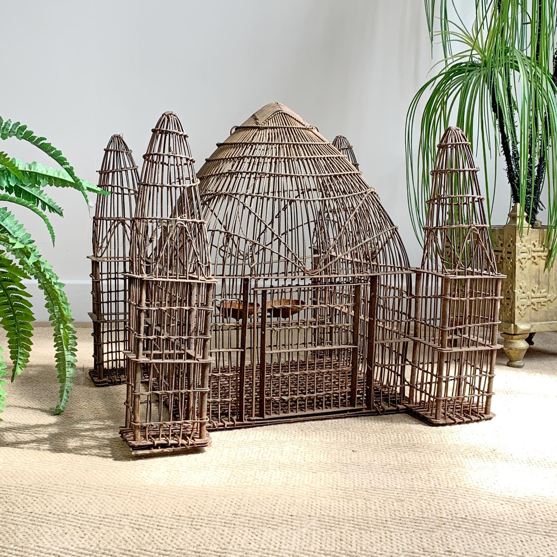 Early 19th Century, Anglo Indian Iron Bird Cage For Sale 2