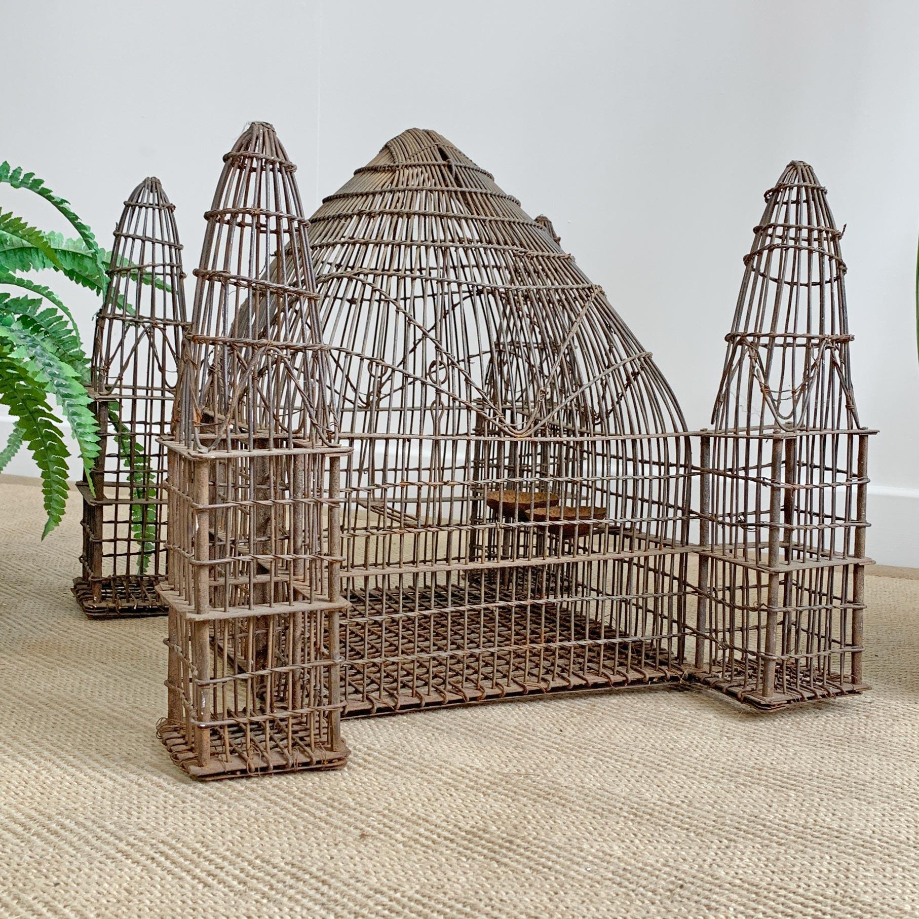 Early 19th Century, Anglo Indian Iron Bird Cage For Sale 4