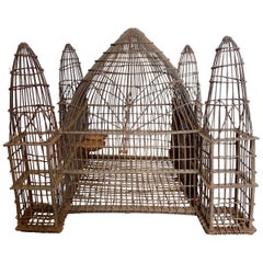 Antique Early 19th Century, Anglo Indian Iron Bird Cage
