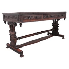 Antique Early 19th Century Anglo-Indian Teak Consul Table