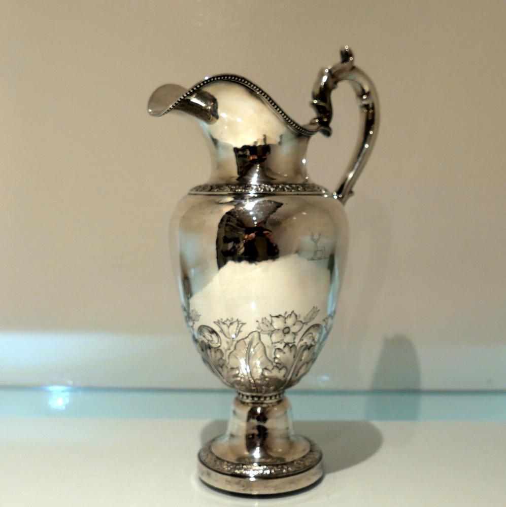 Early 19th Century Antique American Sterling Silver Pitcher New York, circa 1836 In Good Condition For Sale In 53-64 Chancery Lane, London