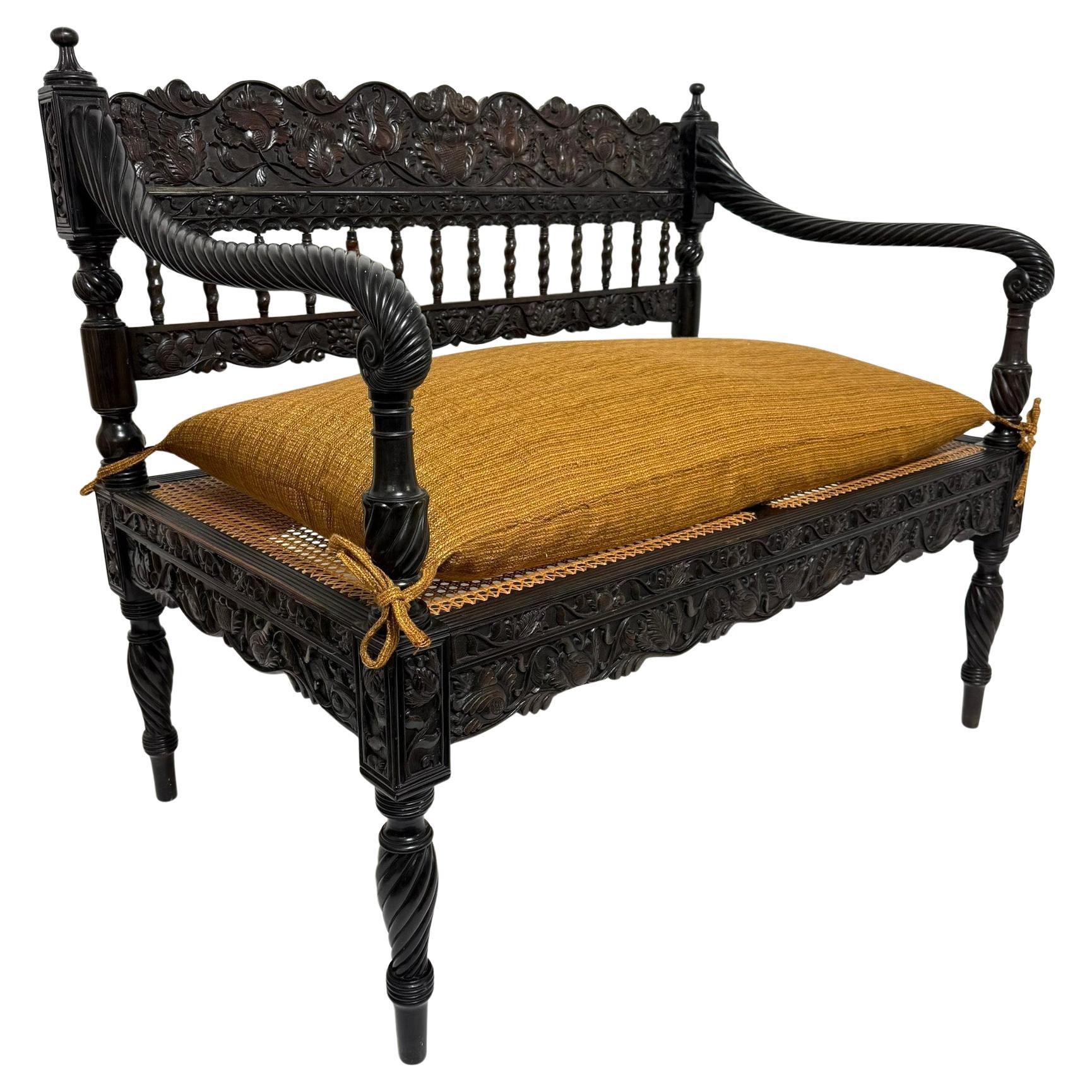 What is a settee called in English?