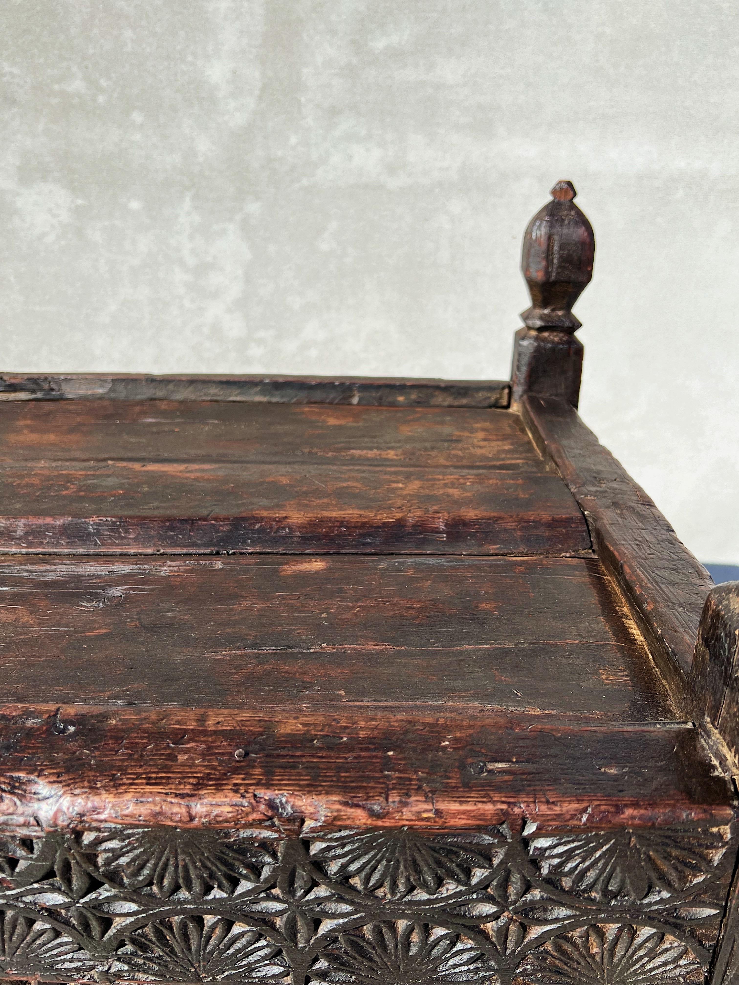 Indian Early 19th Century Antique Damachiya Dowry Chest