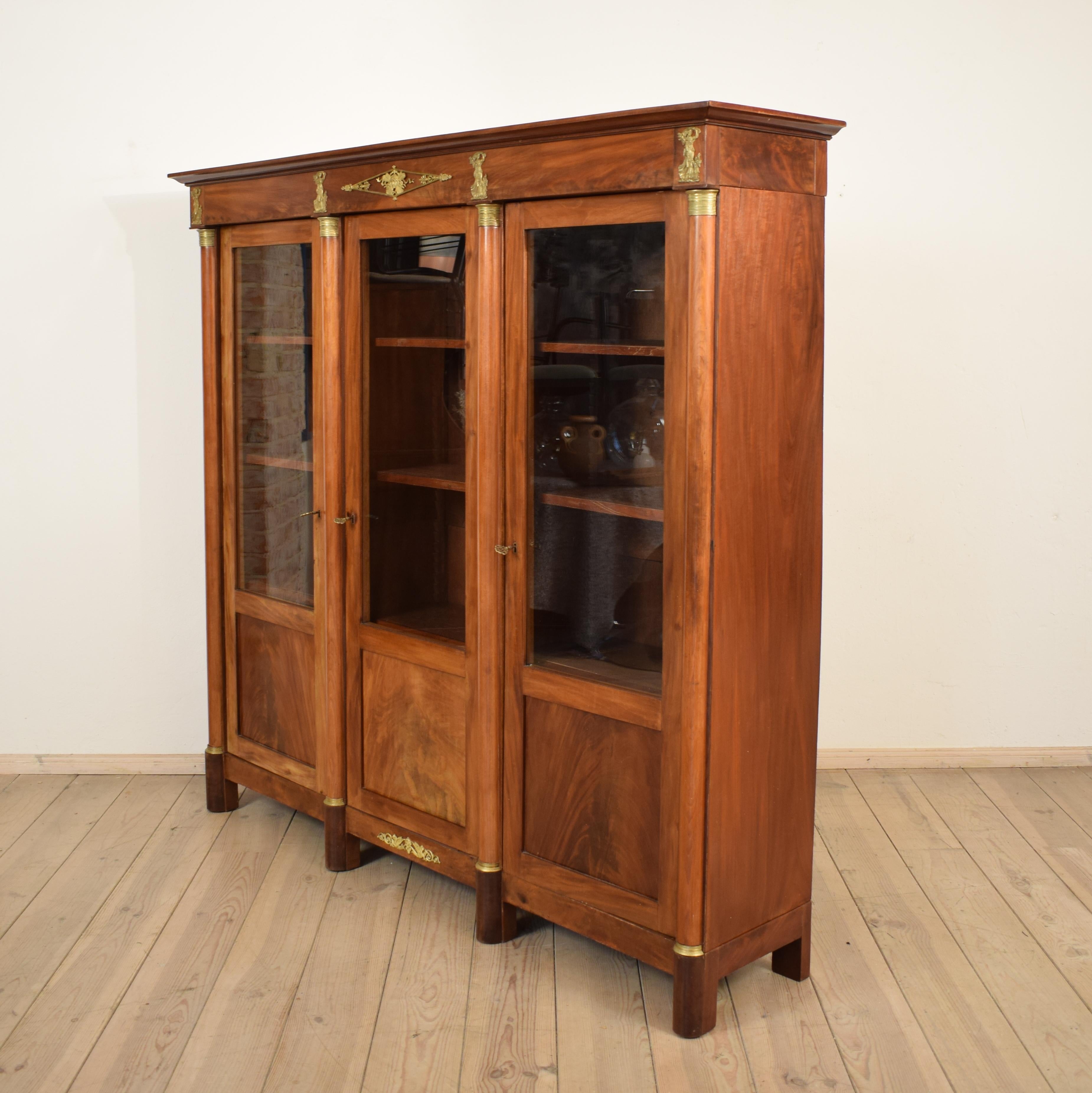 antique french bookcase