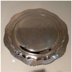 Early 19th Century Antique George IV Sterling Silver Set Twelve Dinner Plates