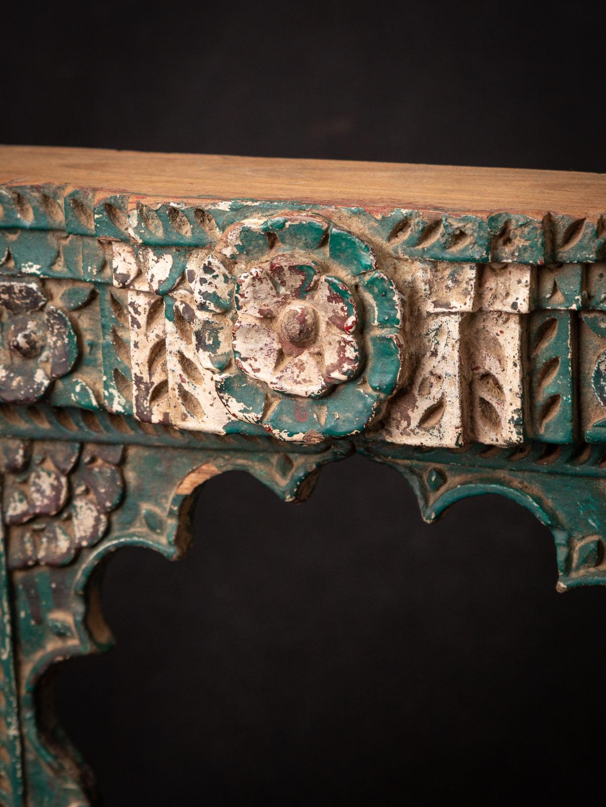 Antike indische Holztafel aus Indien aus dem frühen 19. Jahrhundert im Angebot 5