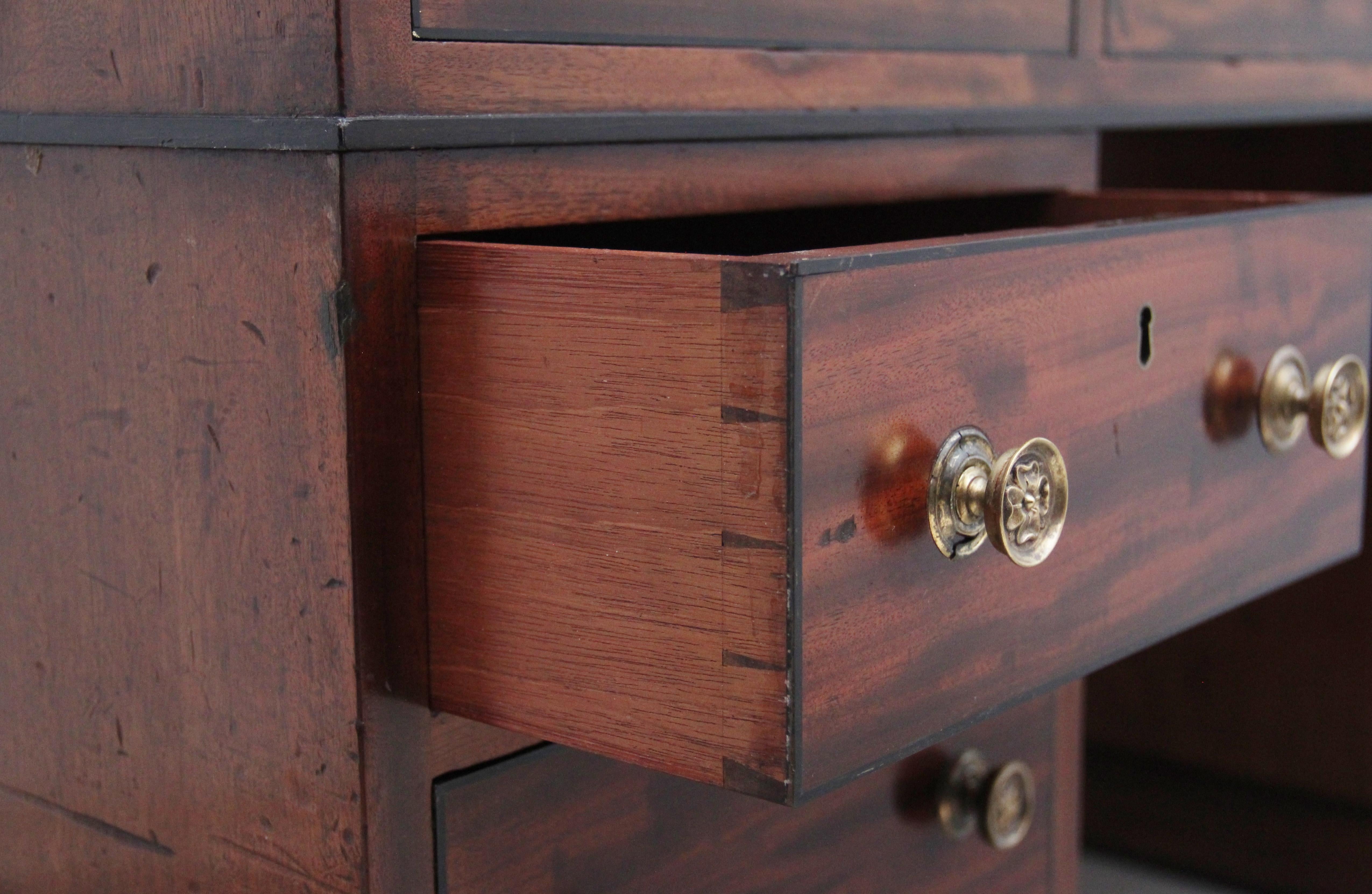 Early 19th Century Antique Mahogany Partners Desk 7