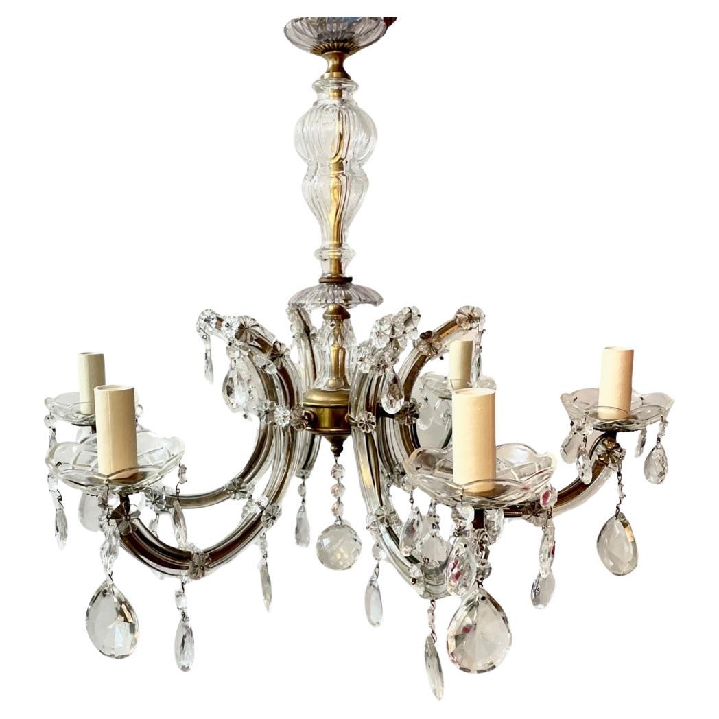Early 19th Century Antique Maria Therese Chandelier For Sale