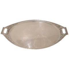 Early 19th Century Antique Russian Silver Tray, circa 1800