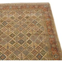 Early 19th Century Antique Saruk Rug 10'0'' X 6'5''