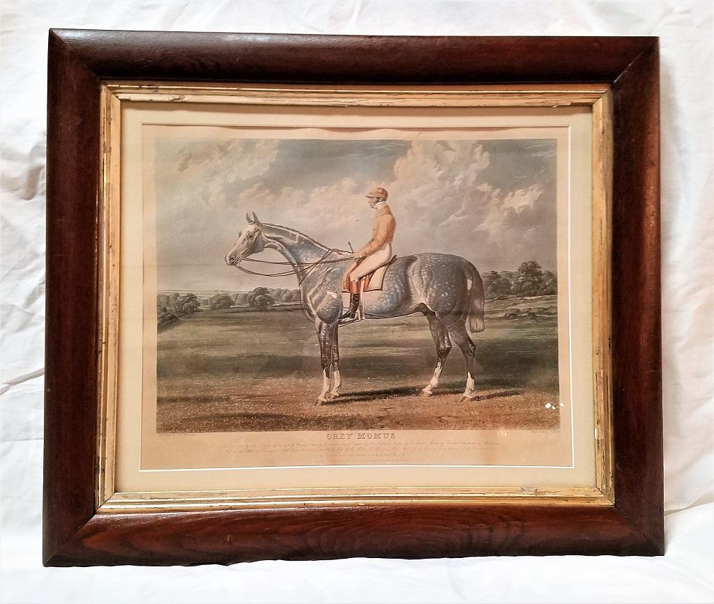 Presenting a fabulous and very rare, original early-19th century chromolithograph engraving after a painting by John Frederick Herring Snr., engraved by Charles Hunt, circa 1839-1840.

This original engraving is of 