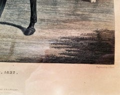 Early 19th Century Aquatint Engraving of Margrave by John Frederick Herring Snr