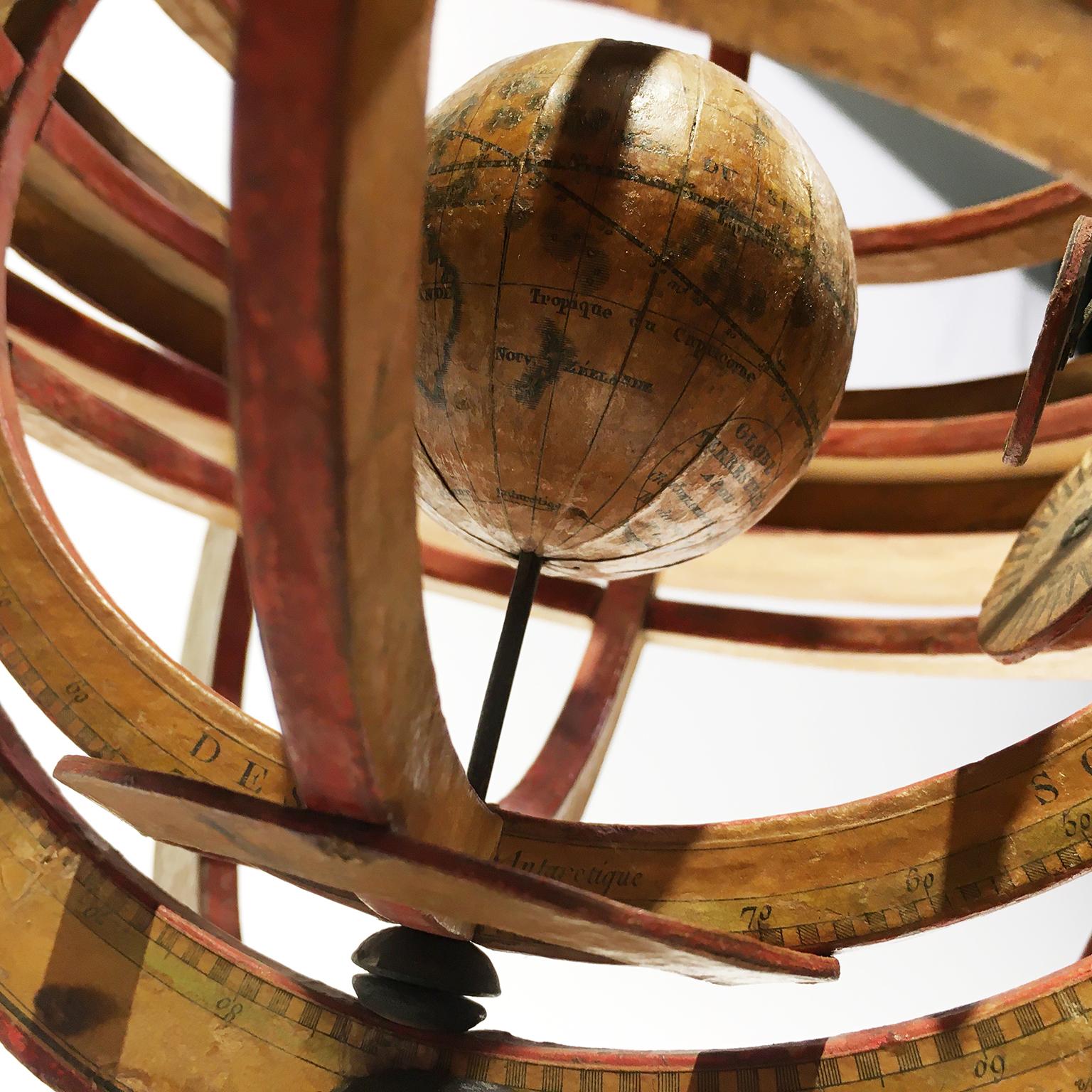 Early 19th Century Ptolemaic Armillary Sphere Charles-François Delamarche Paris, 1805-1810 Circa For Sale