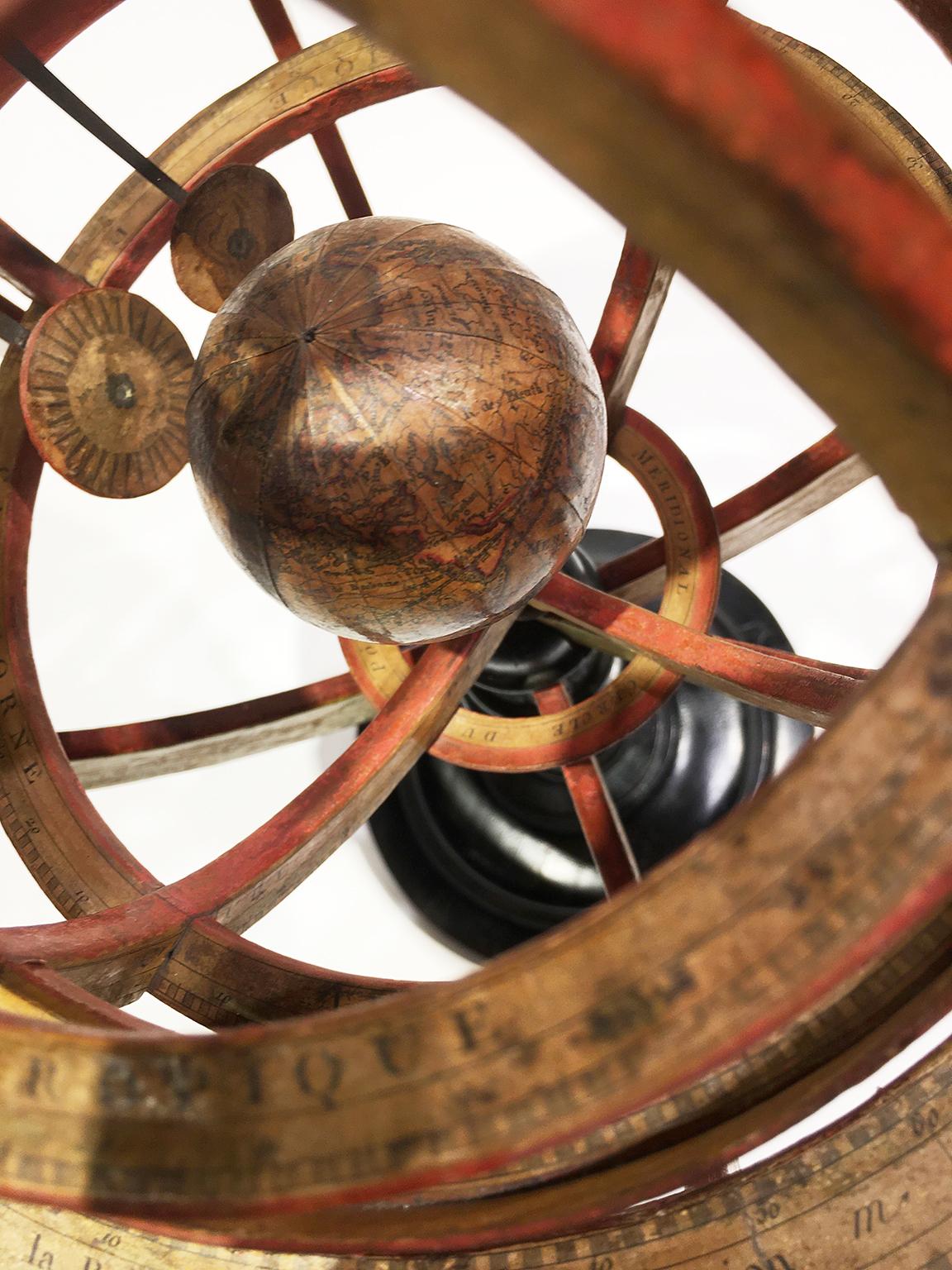 Ptolemaic Armillary Sphere Charles-François Delamarche Paris, 1805-1810 Circa In Good Condition For Sale In Milano, IT