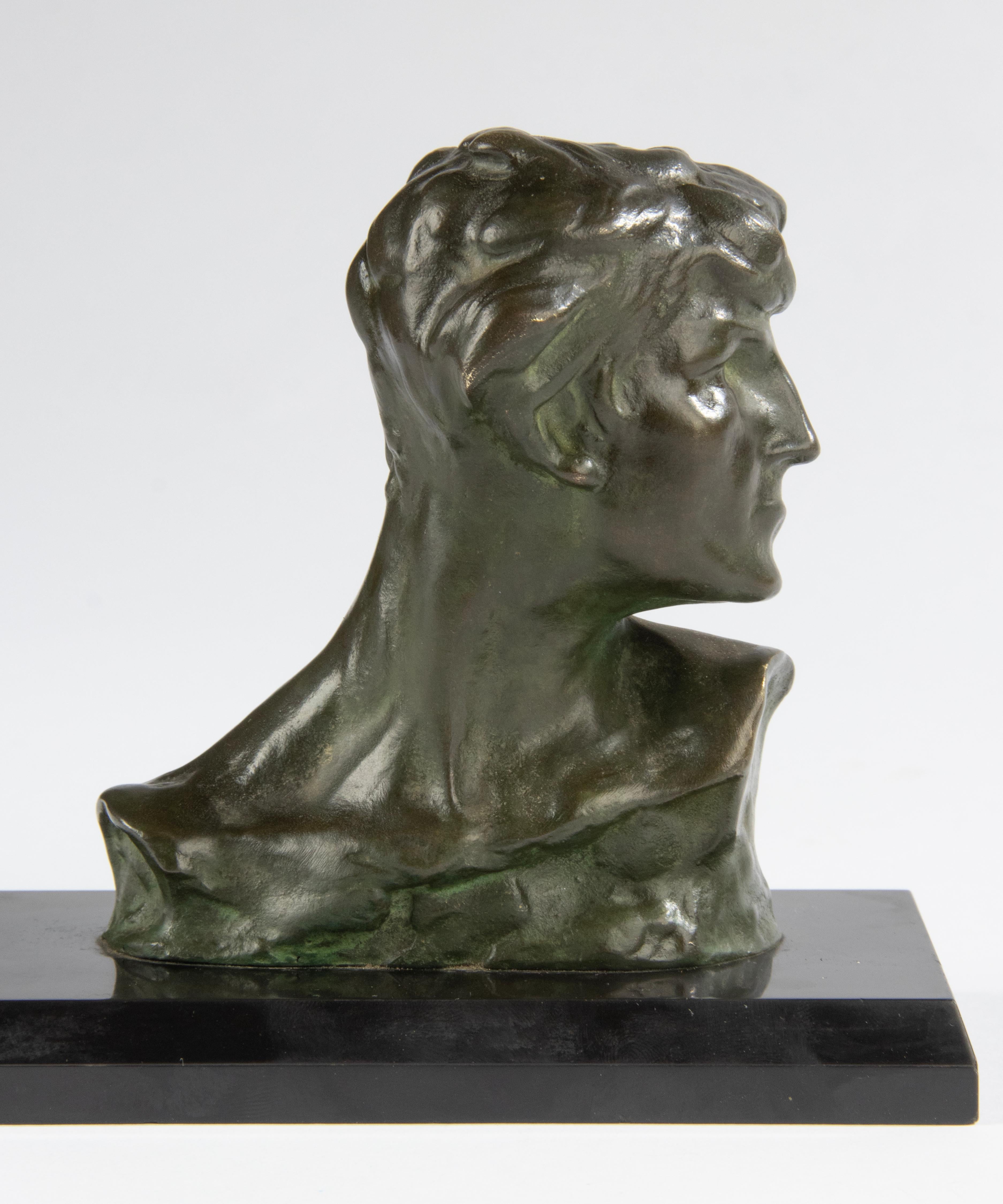 Jugendstil-Bücherstützen aus Bronze – Jacques Marin, frühes 19. Jahrhundert im Angebot 5