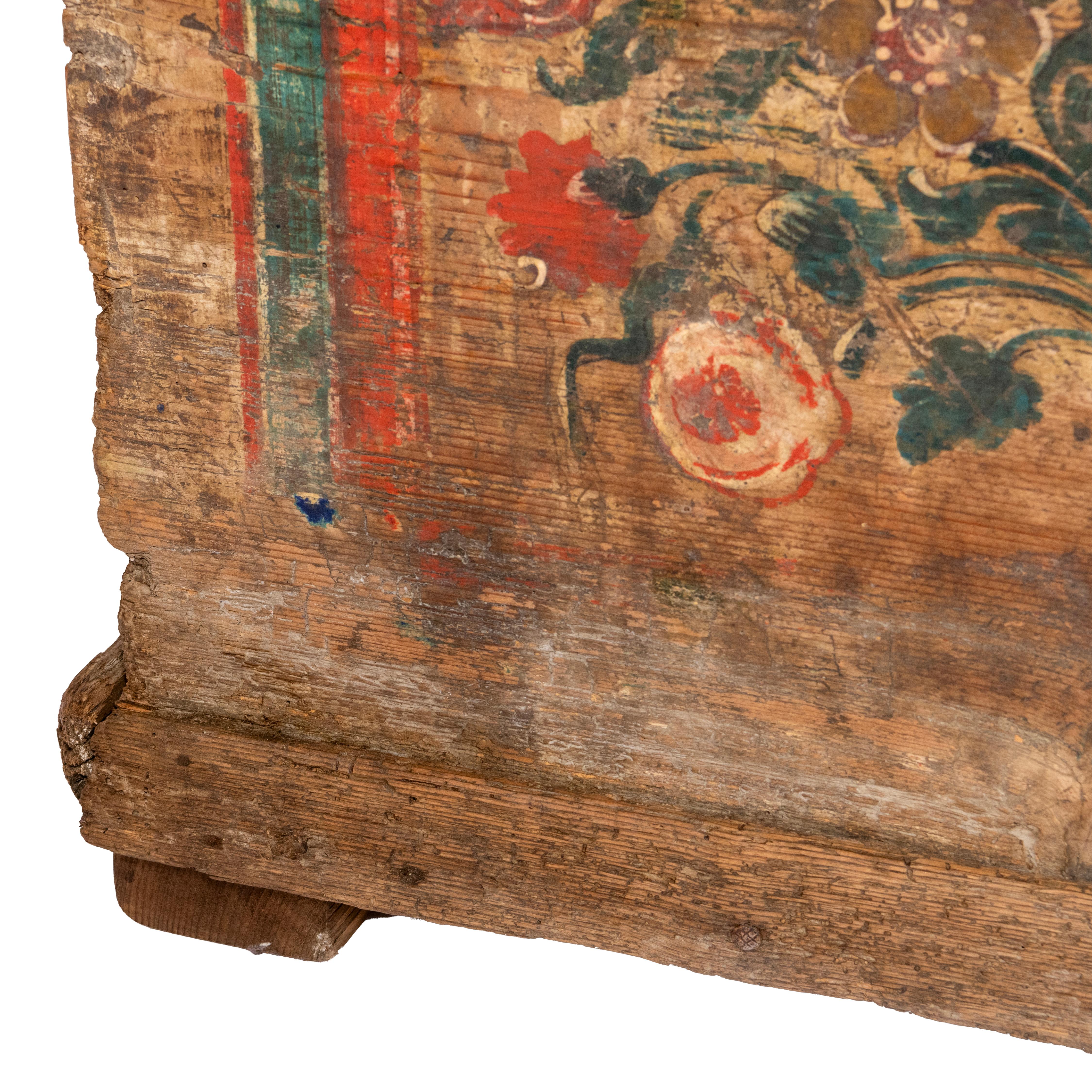 Arqueta austriaca de principios del siglo XIX con pintura original en venta 7