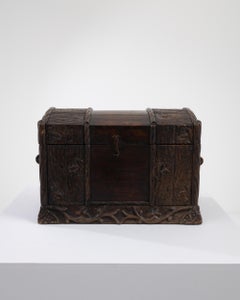 Early 19th Century Austrian Wooden Trunk