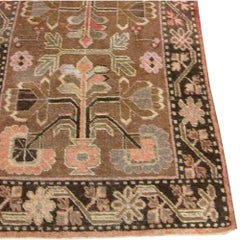 Early-19th Century Authentic Uzbek Samarkand Rug 4'8'' X 2'9''