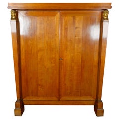 Early 19th century Baltic maple empire cupboard / cabinet