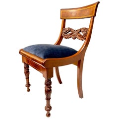 Chaise d'appoint néoclassique baltique du début du XIXe siècle