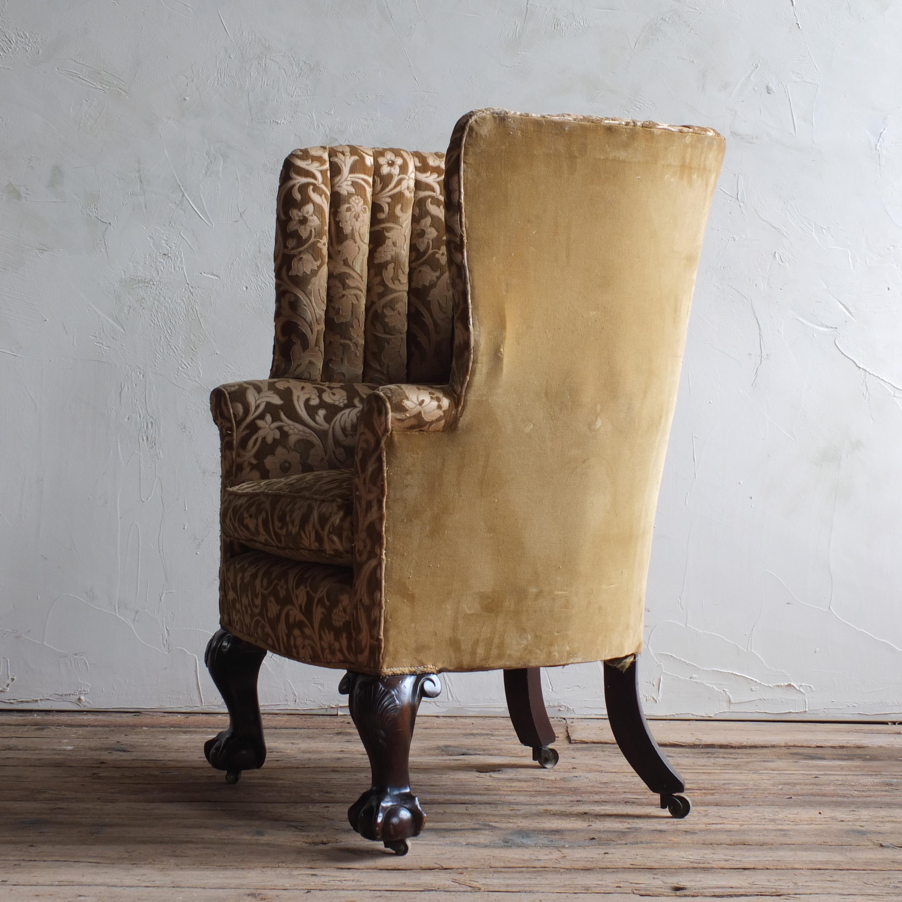 British early 19th century Barrel back armchair