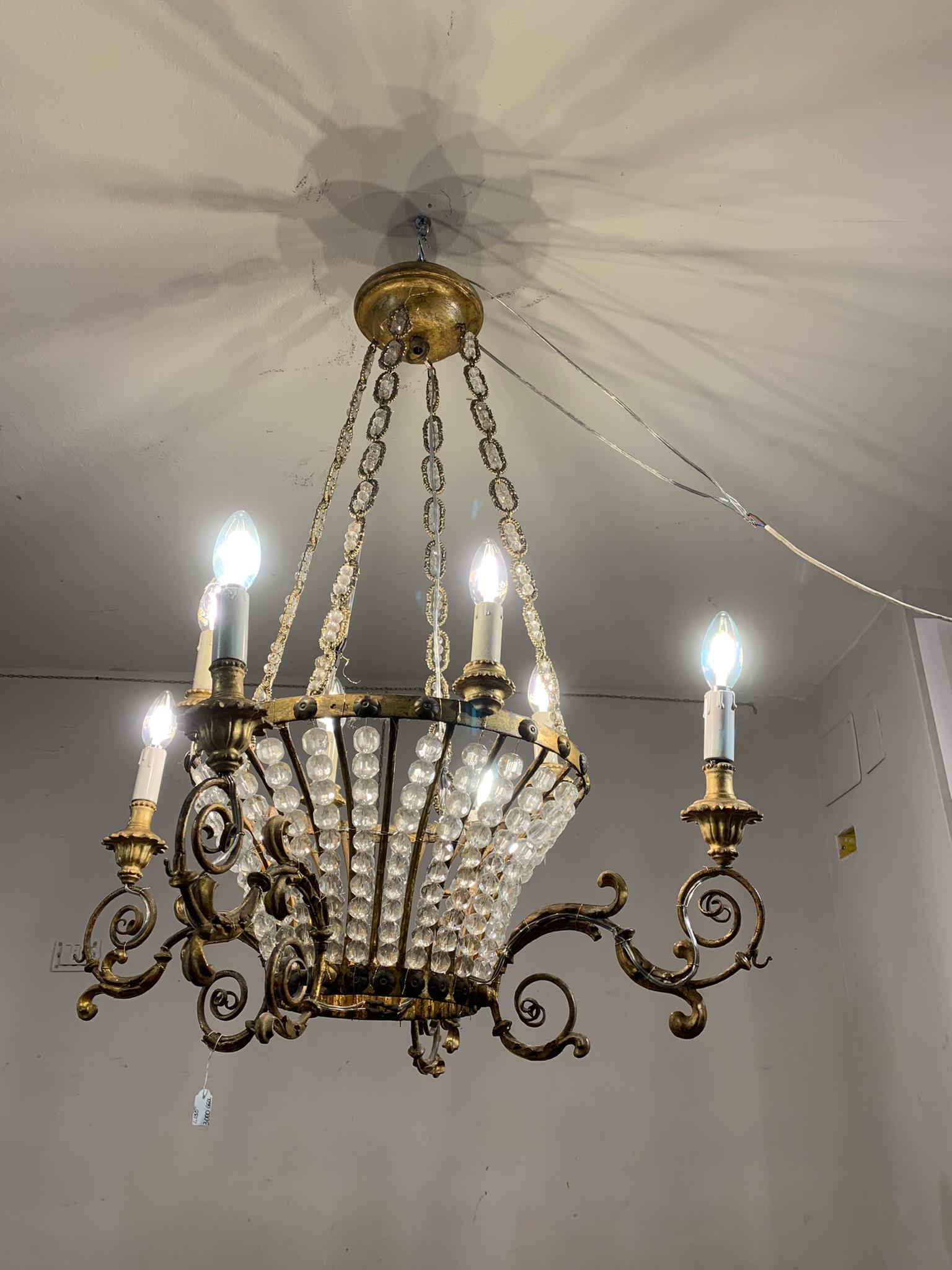 Candelabro de cesta de principios del siglo xix en venta 4