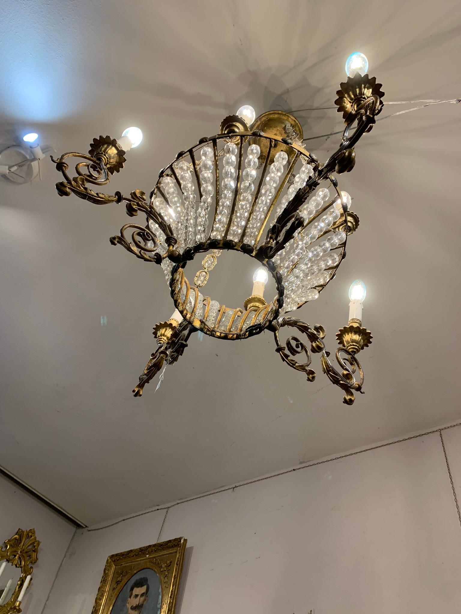 Candelabro de cesta de principios del siglo xix en venta 2