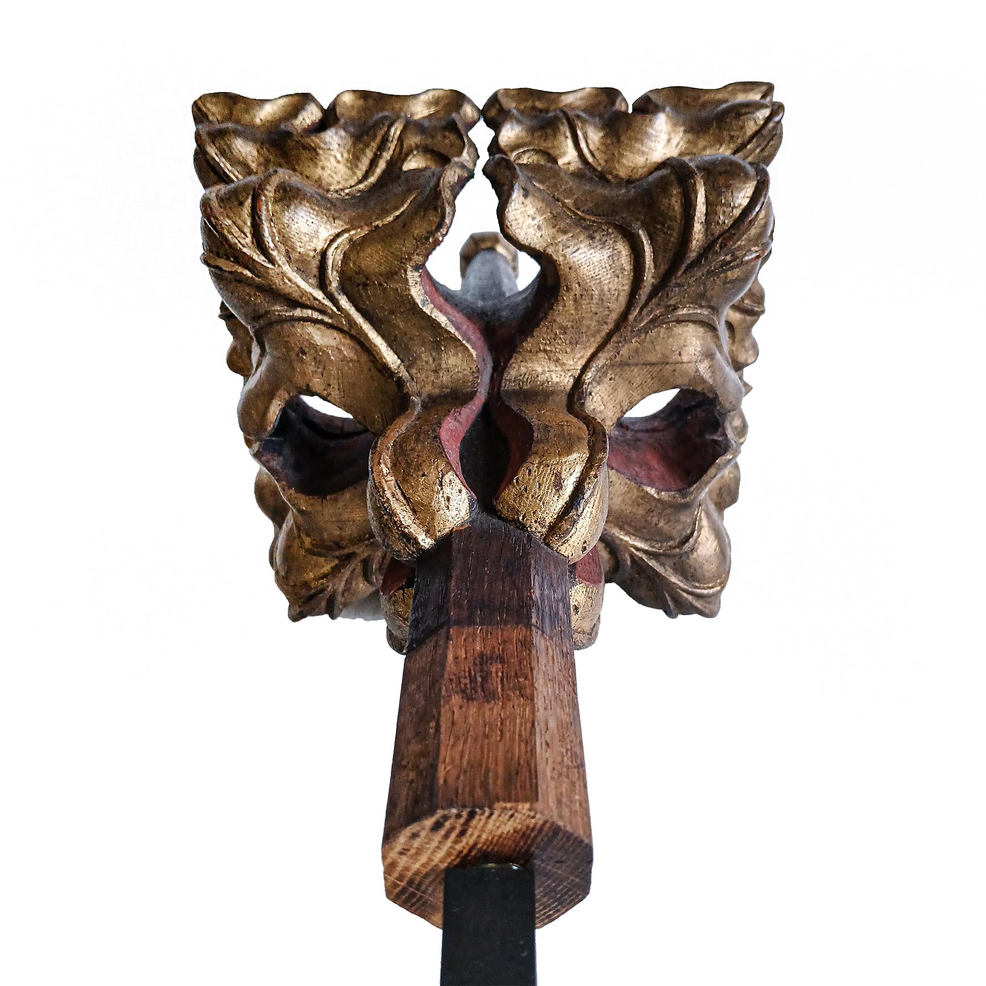 Belgischer Giltwood-Finial aus dem frühen 19. Jahrhundert, auf Stand im Angebot 5