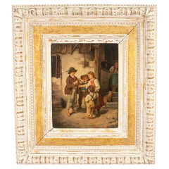 Early 19th Century Belgian Oil on Panel by André Collin