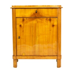 Early Biedermeier Cherry Half Cabinet, One-Door, Restored, 1815