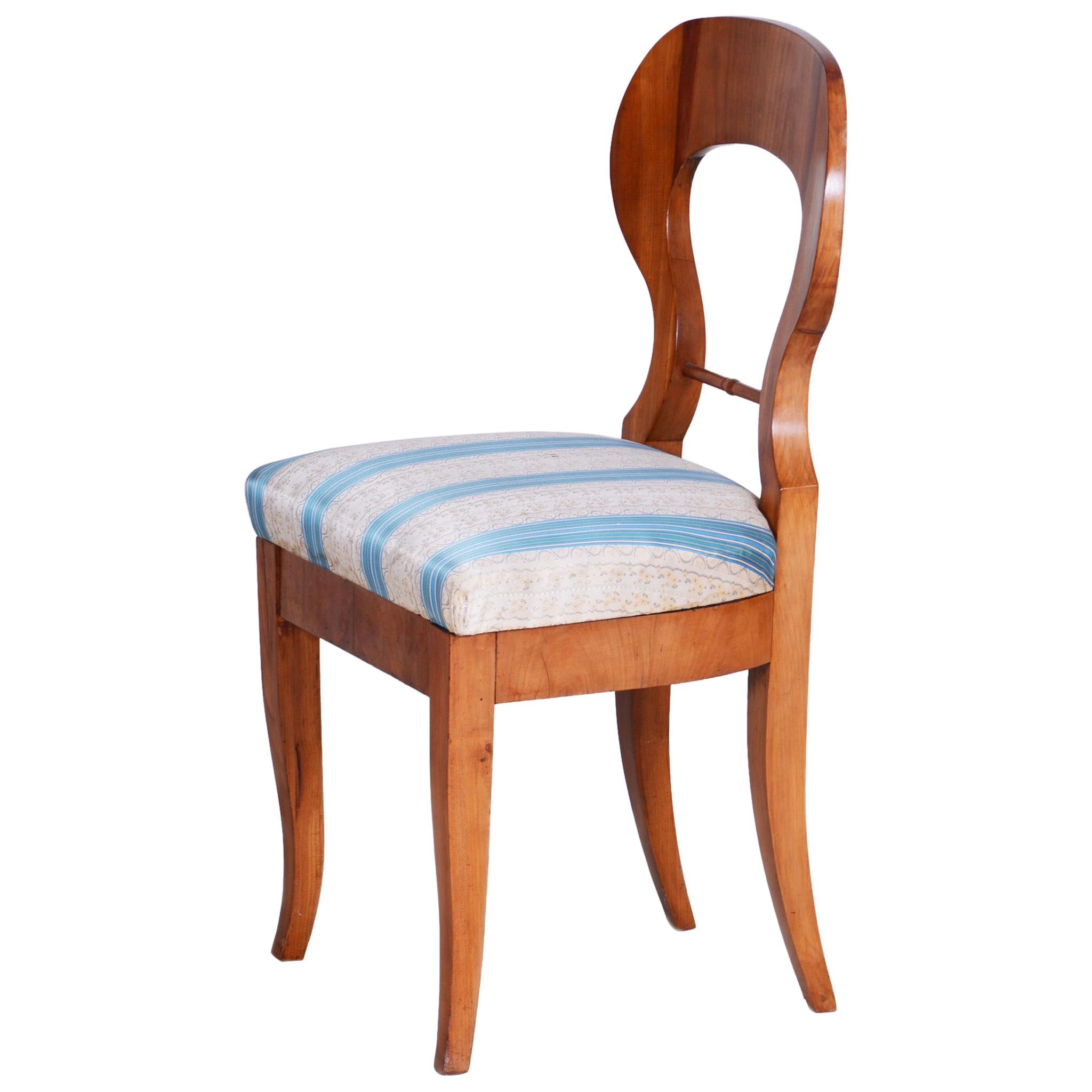 Early 19th Century Biedermeier Cherry-Tree Austrian Side Chair, 1820s