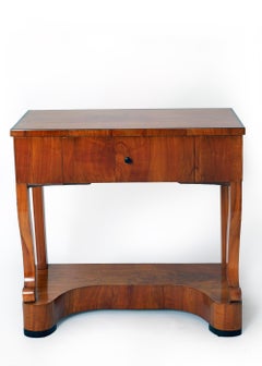 Early 19th Century Biedermeier Cherry Wood Console from Southern Germany