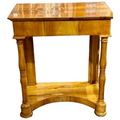 Biedermeier-Konsole aus Kirschbaumholz, frühes 19. Jahrhundert