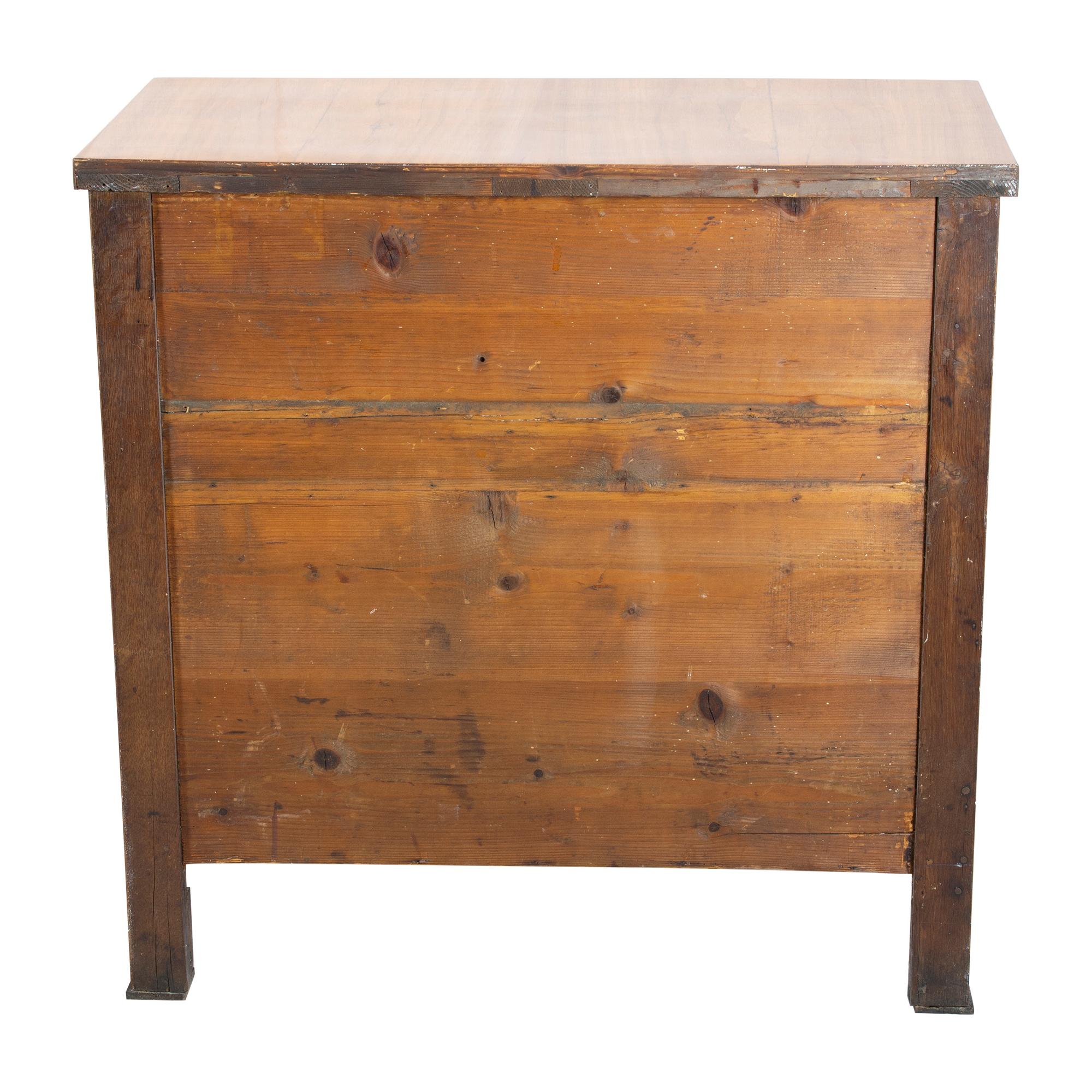 Spruce Early 19th Century Biedermeier Cherrywood Half Cabinet / Commode For Sale